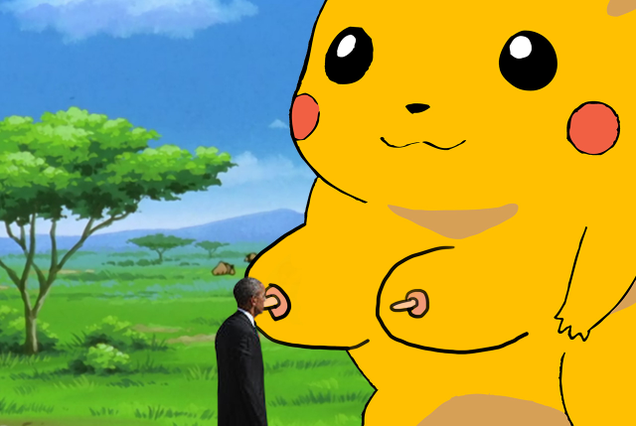 Illustration for article titled It Turns Out Enough Of You Have Googled ‘Pikachu Breastfeeding Barack Obama’ For This To Be An Economically Viable List To Publish